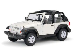 Welly Jeep Wrangler Rubicon (convertible) 1:24 bílý
